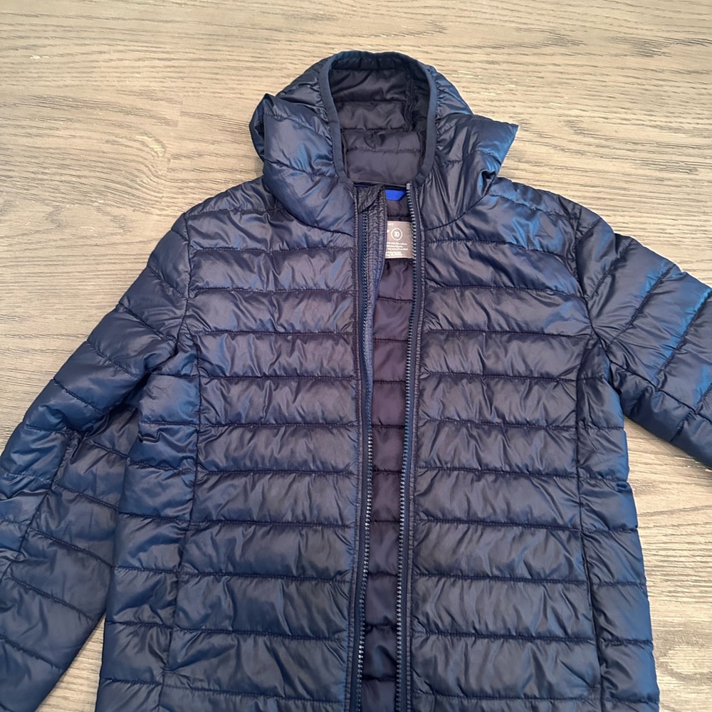 Primary Men's Navy Lightweight Packable Puffer Jacket